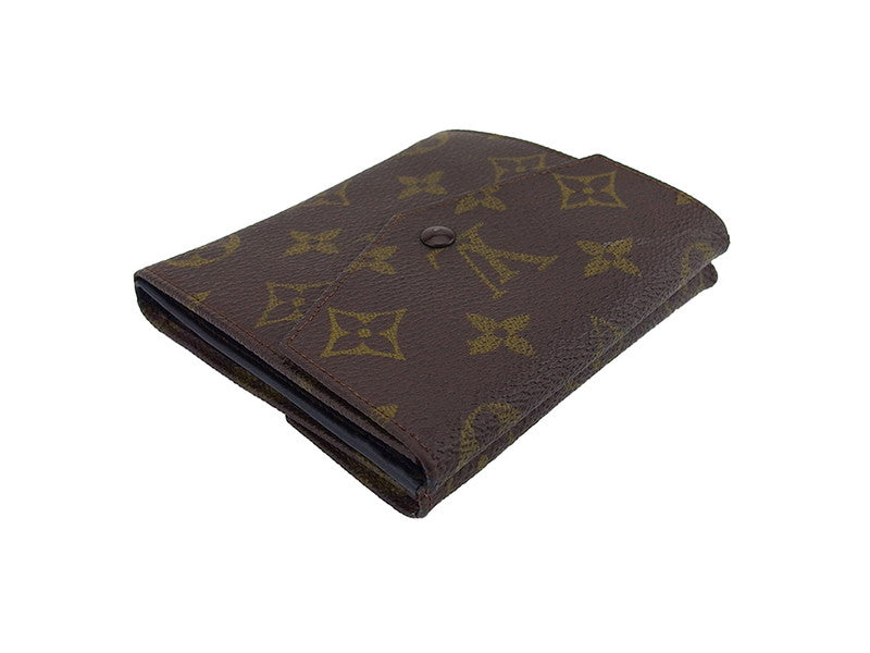 Louis Vuitton Bifold M61660 Portonebi old Brown Beige Wallet Case T22556