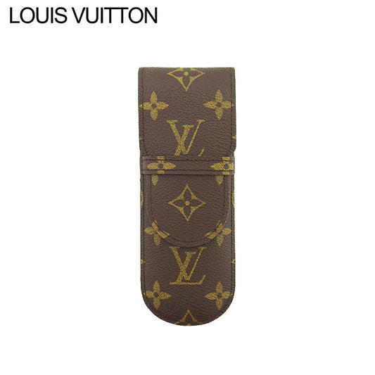Louis Vuitton pencil M62990 Etui Stylo Brown Beige Handbag