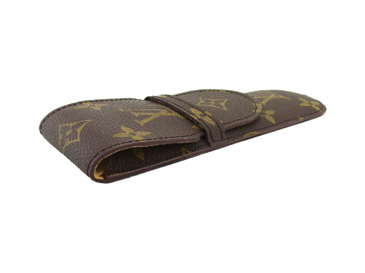 Louis Vuitton pencil M62990 Etui Stylo Brown Beige Handbag
