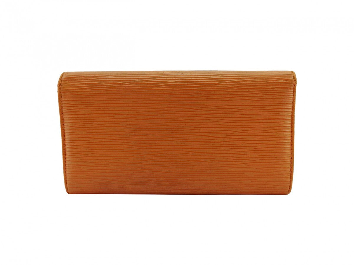 Louis Vuitton Long Purse Mandarin Epi Wallet Case T23412