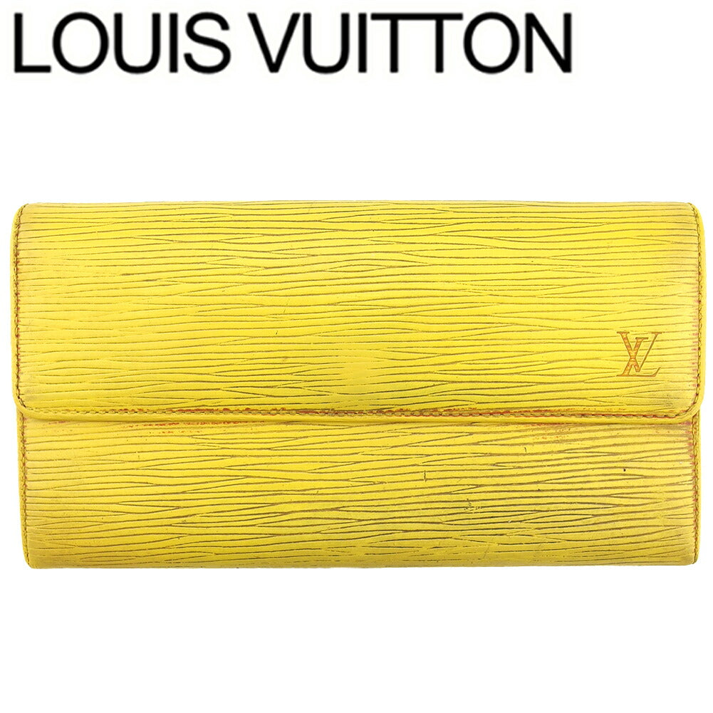 Louis Vuitton Long Purse M63579 Tassiri Yellow Wallet Case