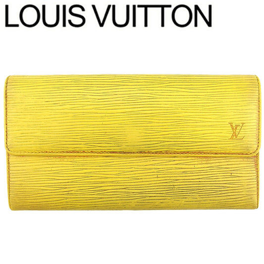 Louis Vuitton Long Purse M63579 Tassiri Yellow Wallet Case