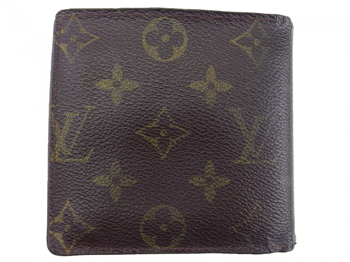 Louis Vuitton Bifold M61665 x Porte Billets Brown Beige Wallet Case