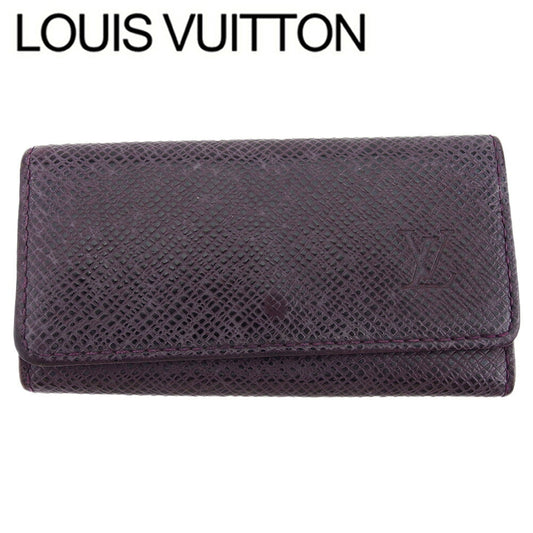 Louis Vuitton Key holder M30526 Purple Brown Key Chain