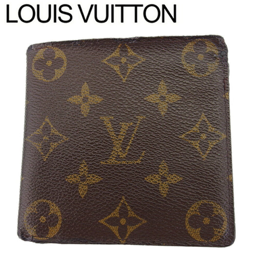 Louis Vuitton Bifold M61665 Porte Billets Cartes Brown Beige Wallet Case T23633