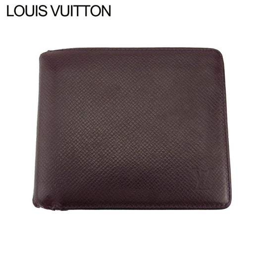 Louis Vuitton Bill Compartment Purple Porte BilletsCartes Brown Handbag