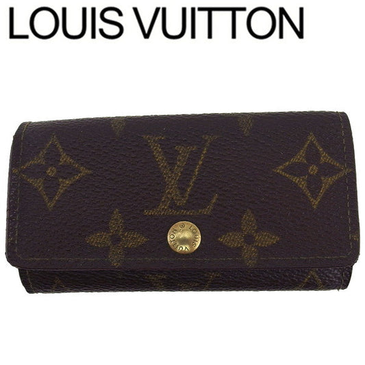 Louis Vuitton Key holder M62631 Dark Brown Beige Key Chain