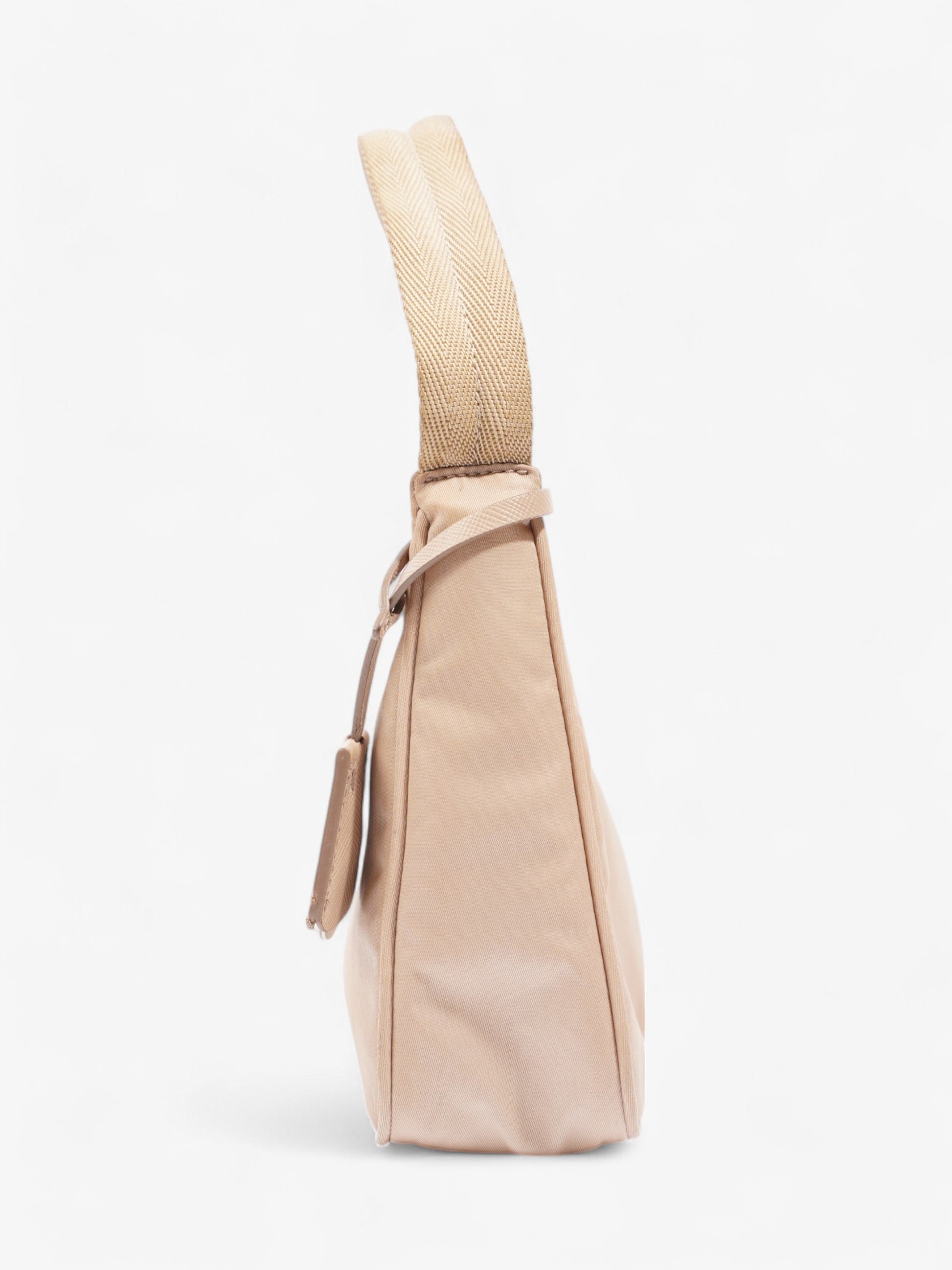Prada Re Edition Shoulder Bag Nylon Beige Beige Nylon 1
