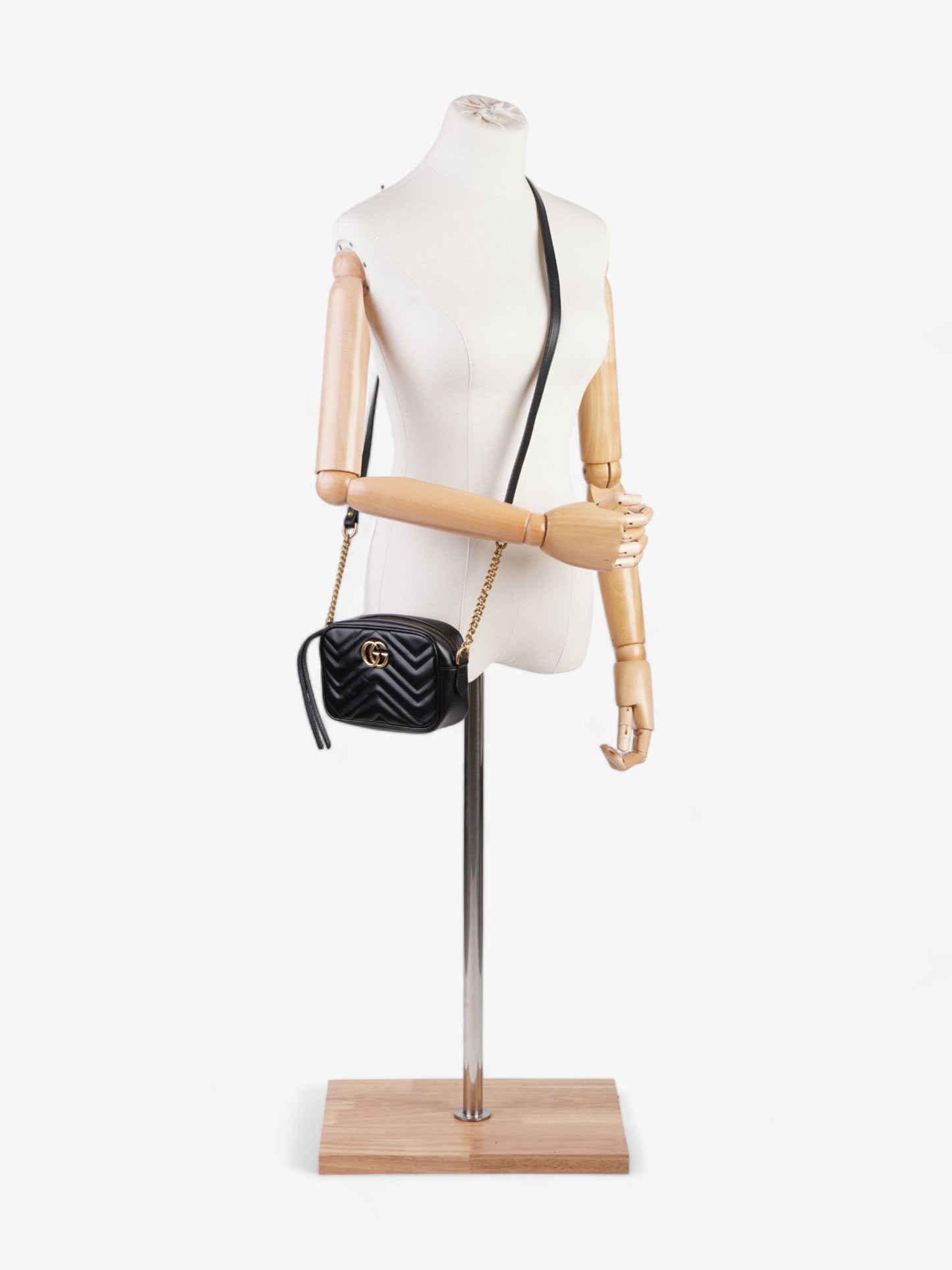 Gucci Marmont Mini Shoulder Bag Leather Matelasse