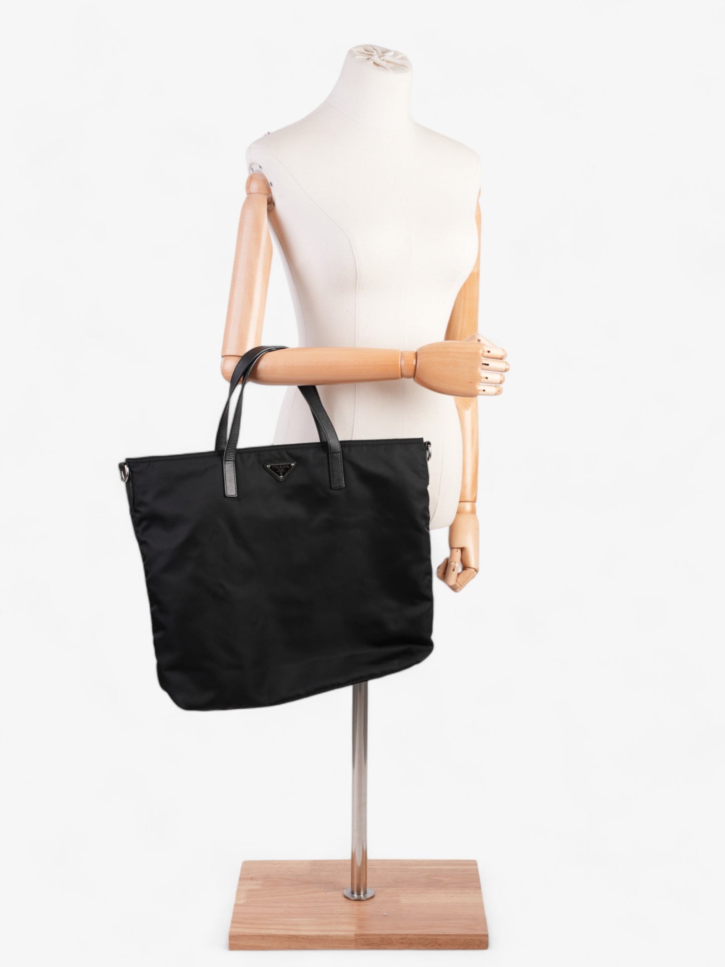Prada Tote Bag Nylon Black Shoulder Bag