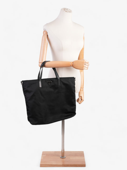 Prada Tote Bag Nylon Black Shoulder Bag