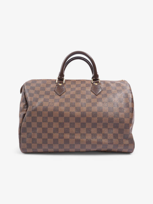 Louis Vuitton Speedy Ebene Coated 35 Canvas Coated Canvas Damier Apparel Canvas 58