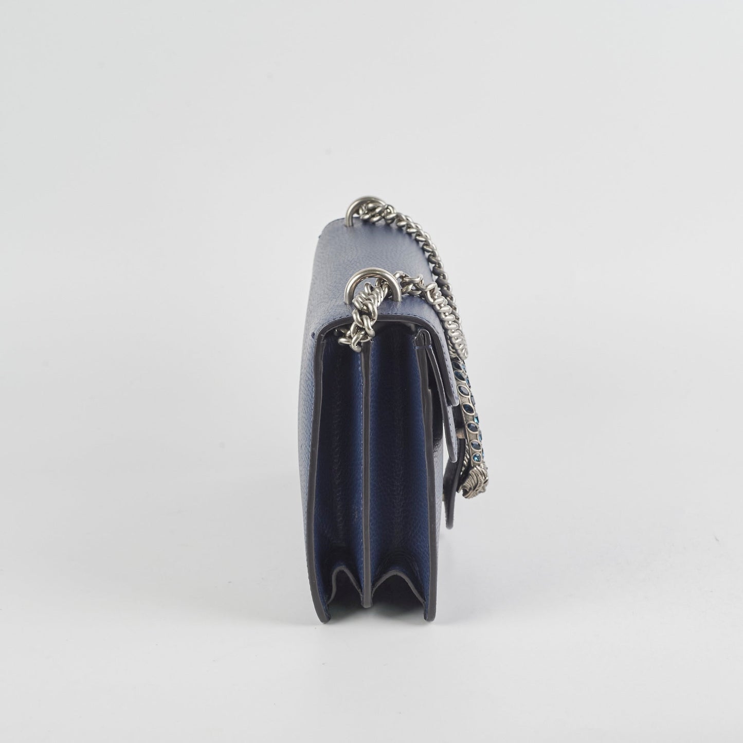 Gucci Dionysus Supreme Navy Crossbody Bag Blue Medium