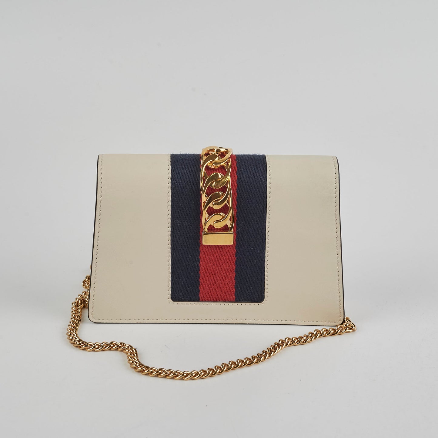 Gucci Super Sylvie Crossbody White Mini Crossbody Bag