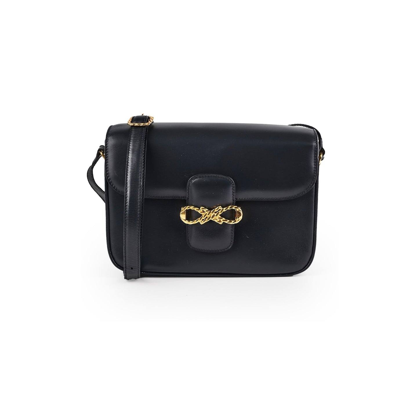 Luxury Navy Box Bag Travel Bag