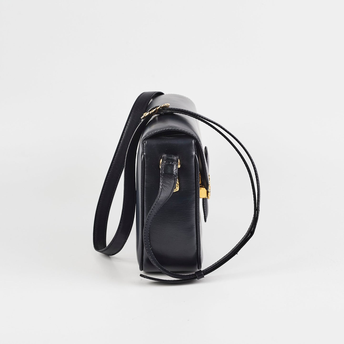 Luxury Navy Box Bag Travel Bag