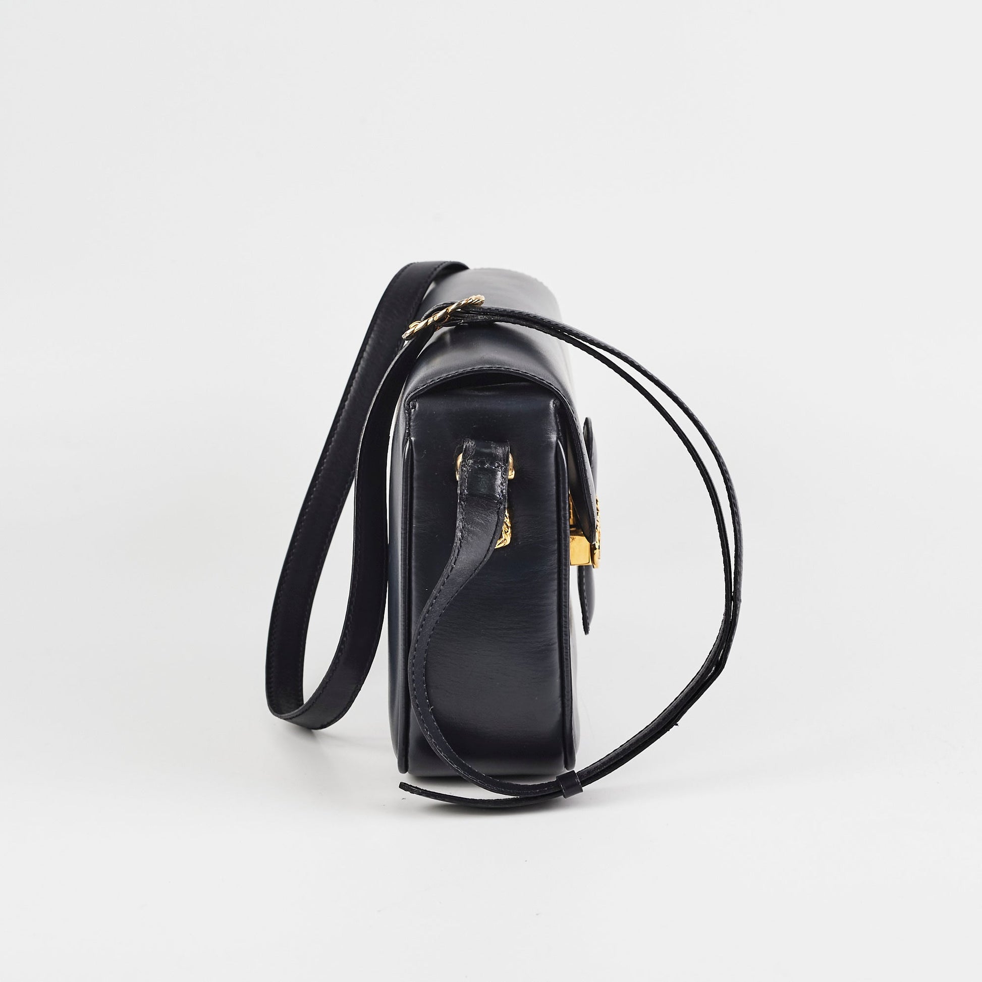 Luxury Navy Box Bag Travel Bag
