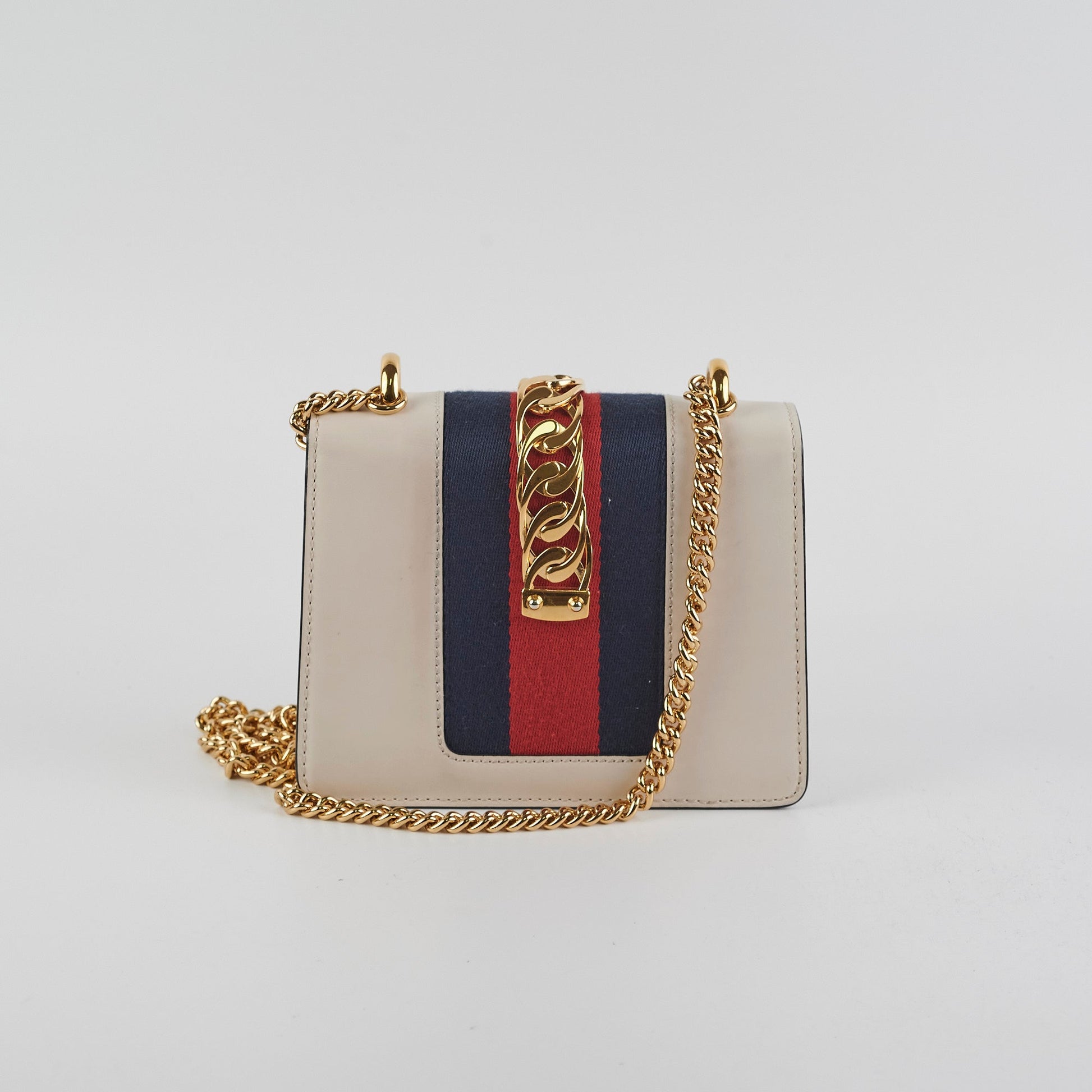 Gucci Sylvie Crossbody Bag White Mini Crossbody Bag