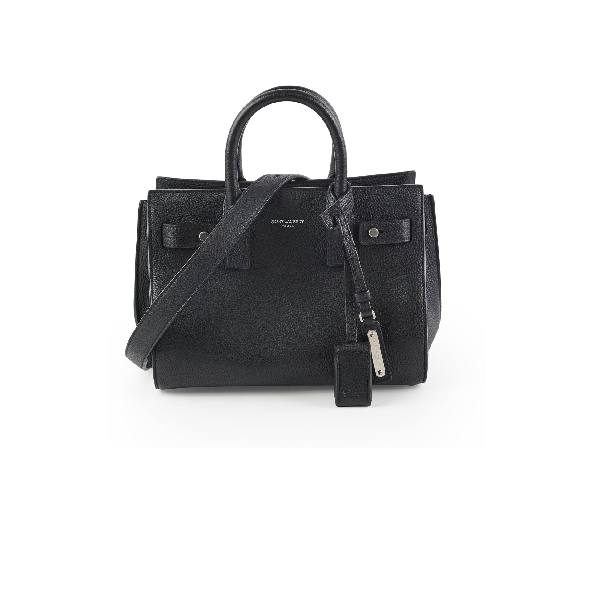 YSL Saint Laurent Nano Sac De Jour Crossbody Bag Black