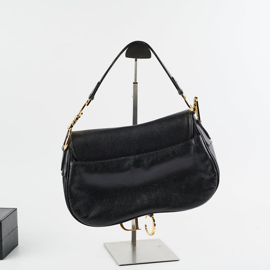 Dior Christian Shoulder Bag Black