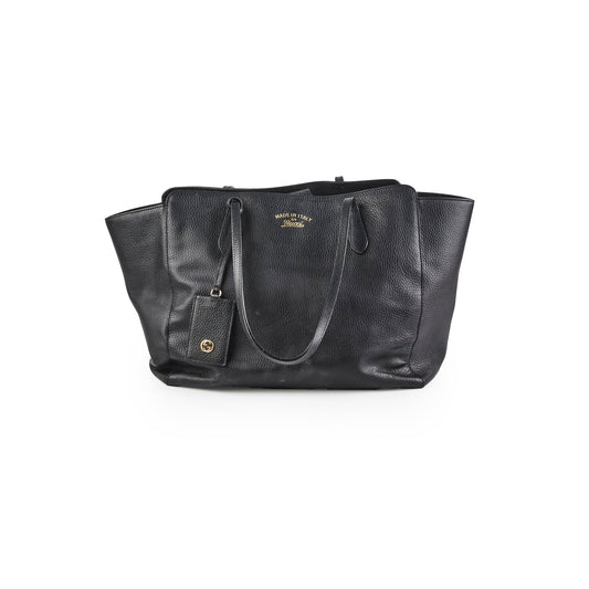 Gucci Swing Tote Black Tote Bag