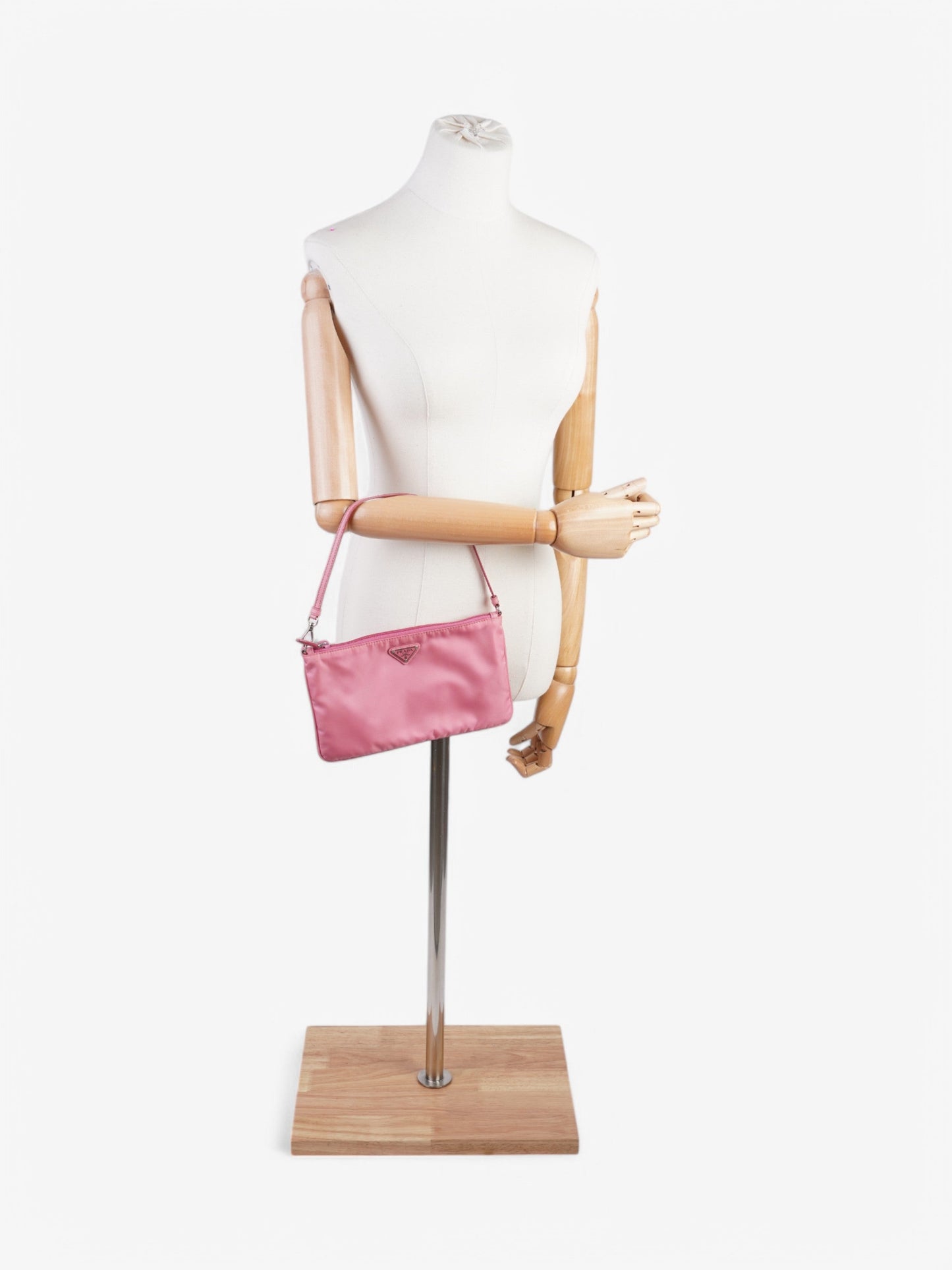 Prada Shoulder Bag Nylon Pink