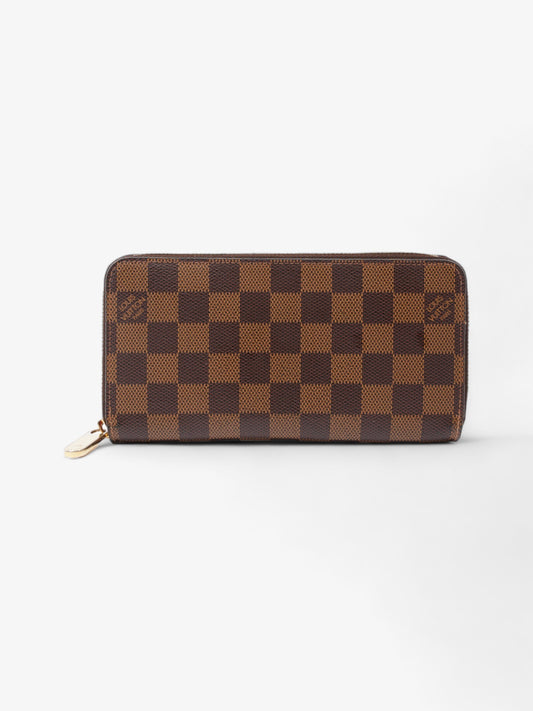 Louis Vuitton Zippy Ebene Coated Damier Canvas Coated Canvas Wallet Case Canvas 1