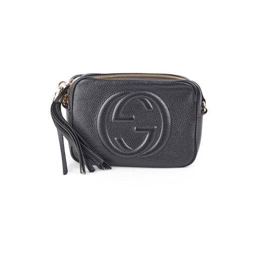 Gucci Soho Disco Bag Black Crossbody Bag Black 21243