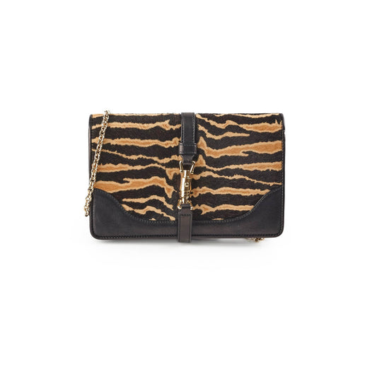 Gucci Zebra Print Calf Hair Broadway Bag Shoulder Bag