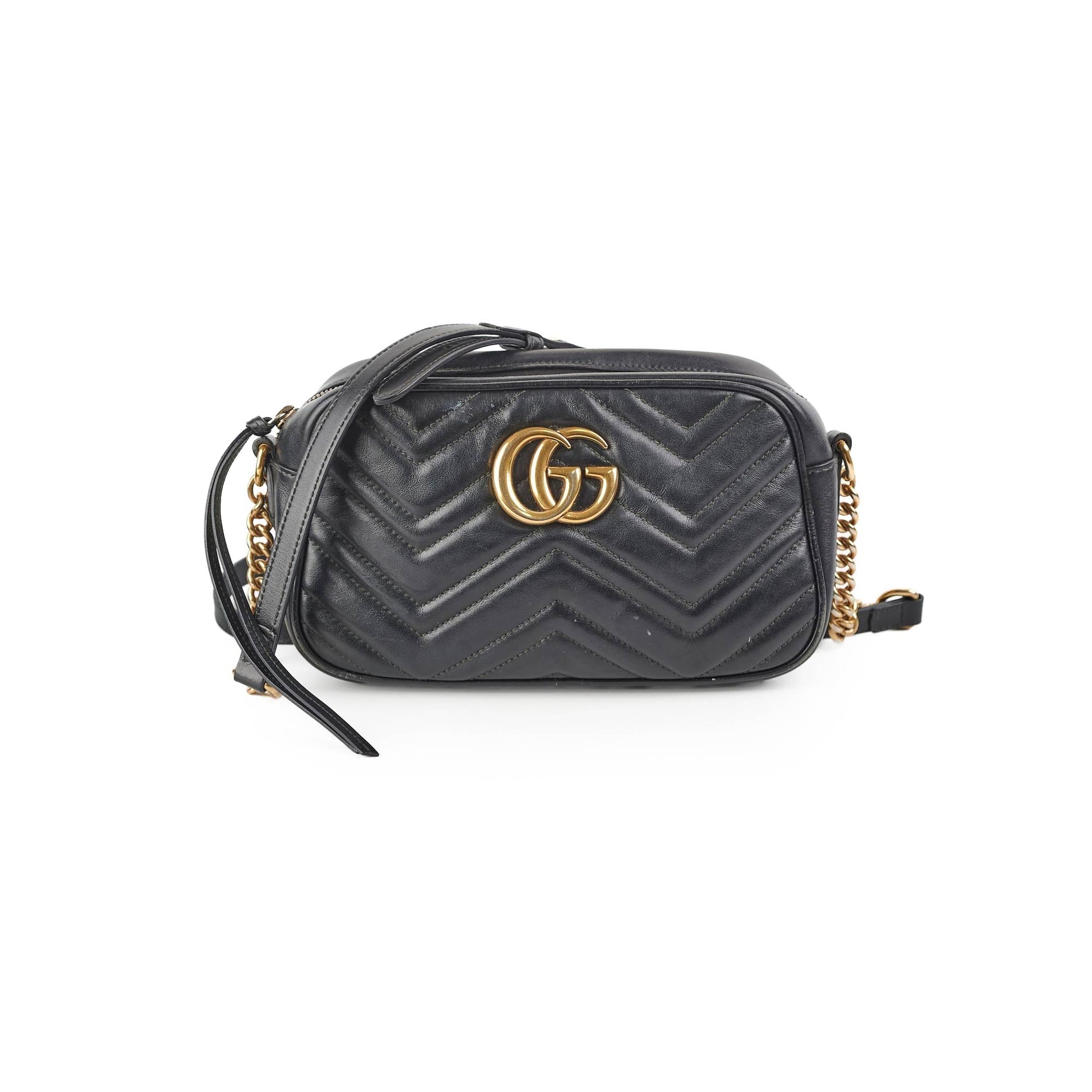 Gucci Marmont Camera Bag Black Small Crossbody Bag 5