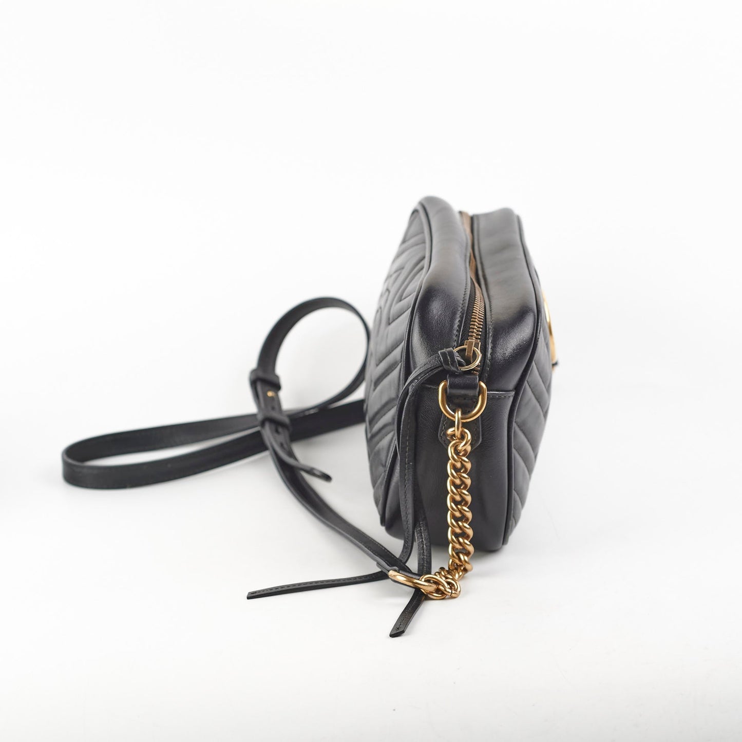 Gucci Marmont Camera Bag Black Small Crossbody Bag 5