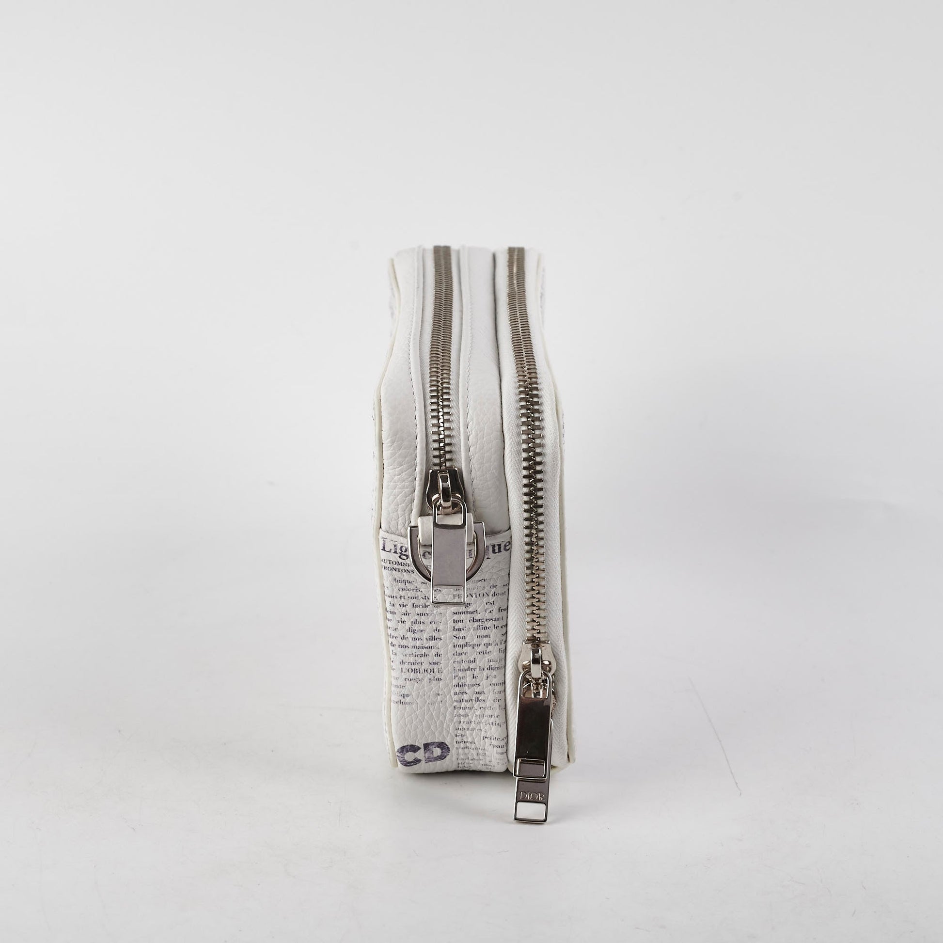 Dior Christian Daniel Arsham Newspaper Crossbody Bag