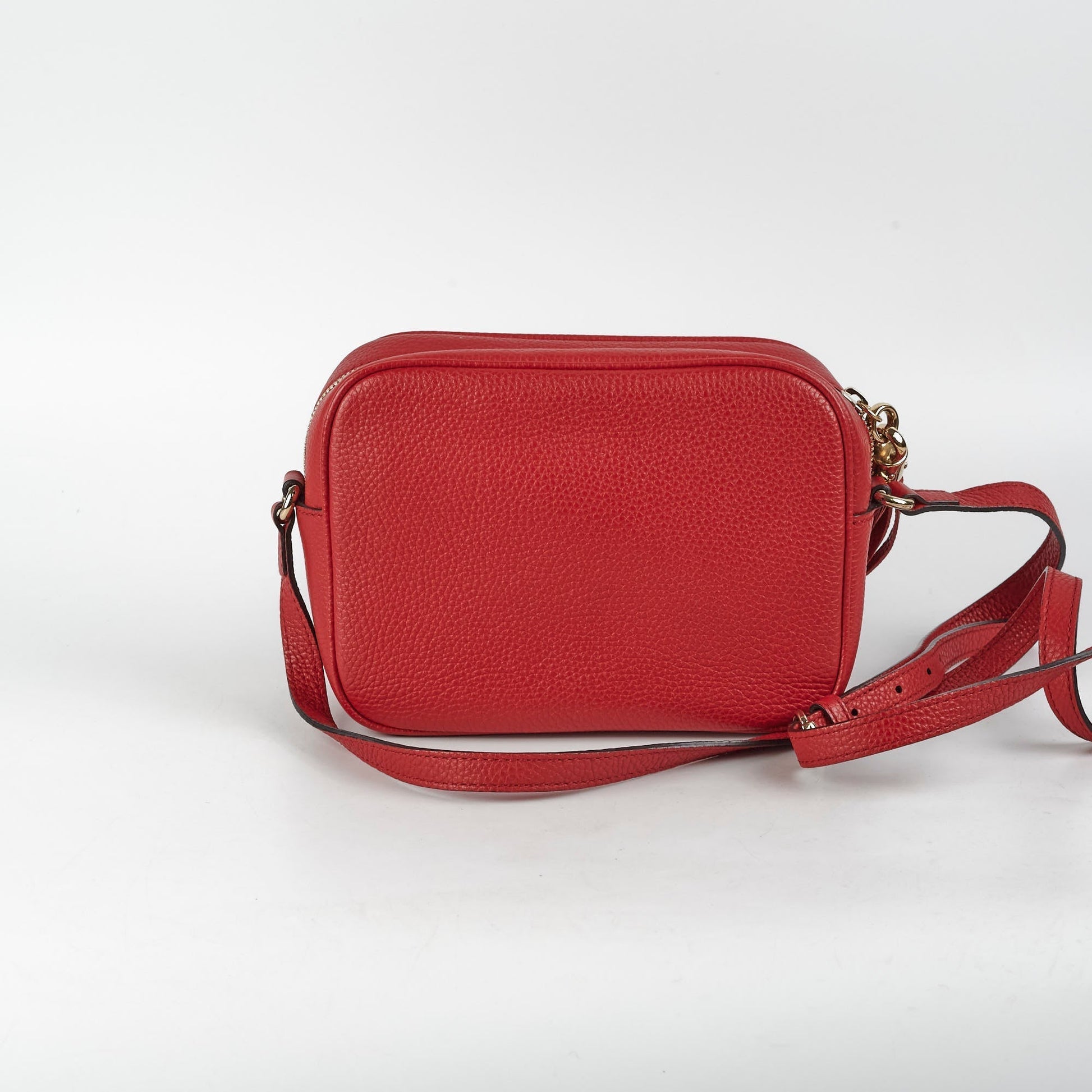 Gucci Soho Disco Crossbody Bag Red 3