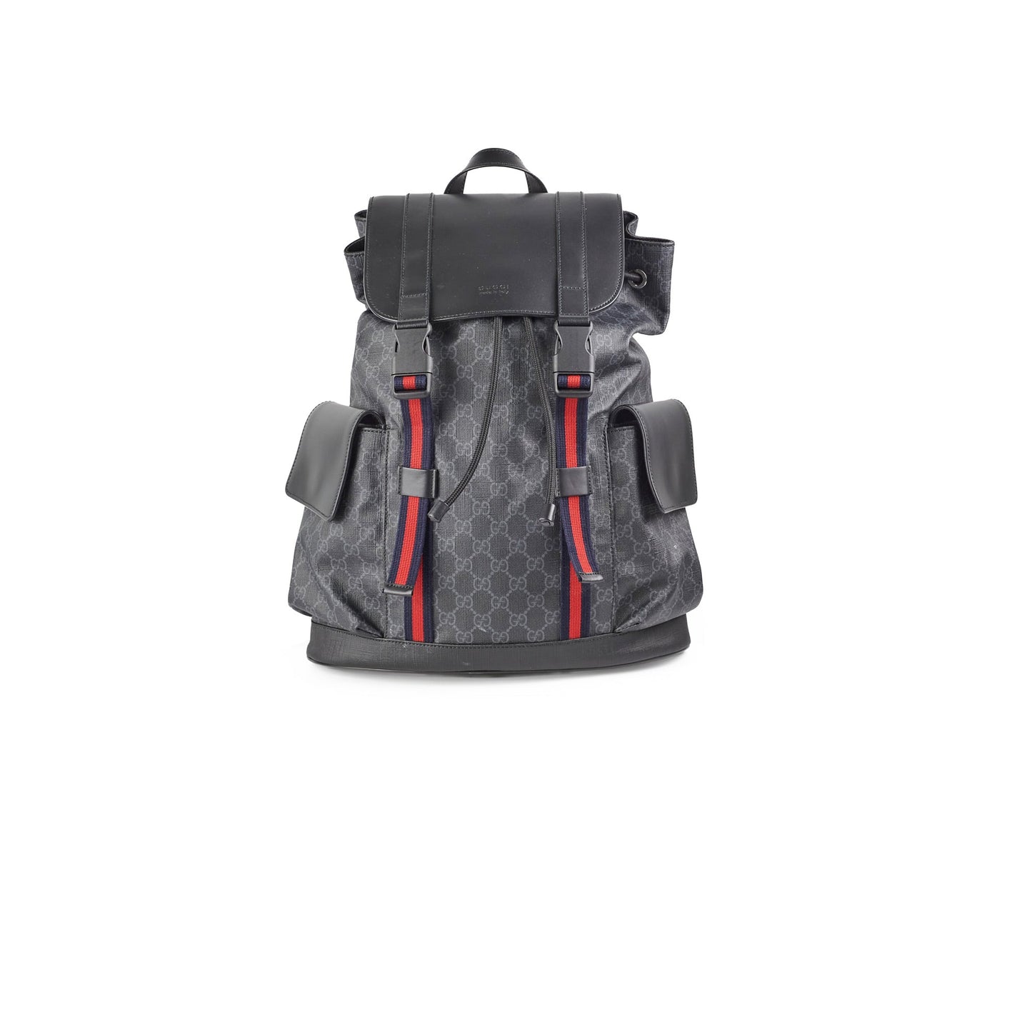 Gucci Men Backpack Monogram Black