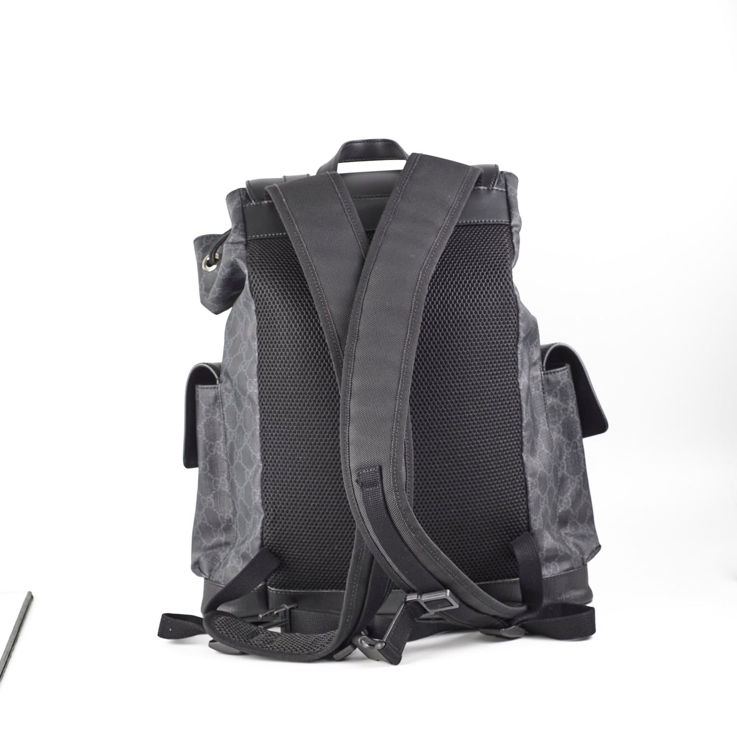 Gucci Men Backpack Monogram Black