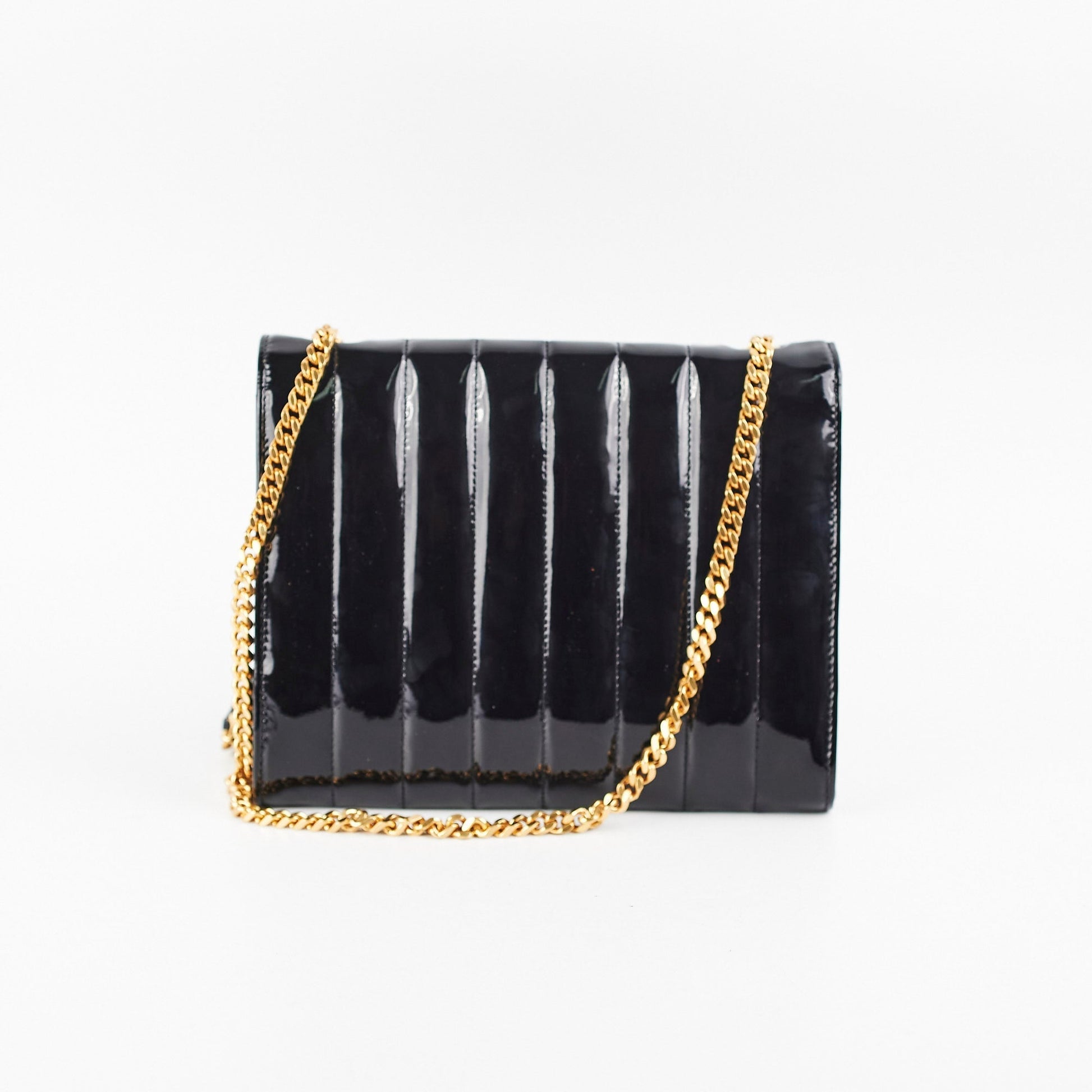 YSL Saint Laurent Vicky Crossbody Bag Black