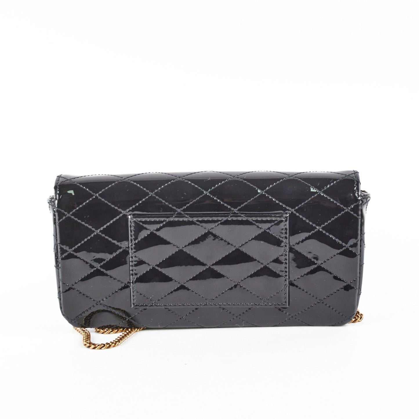 YSL Saint Laurent Gaby Crossbody Bag Patent Black