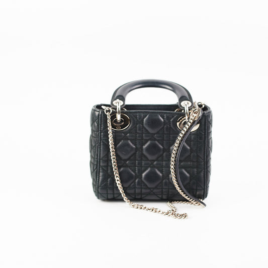 Dior Lady Crossbody Bag Black Mini