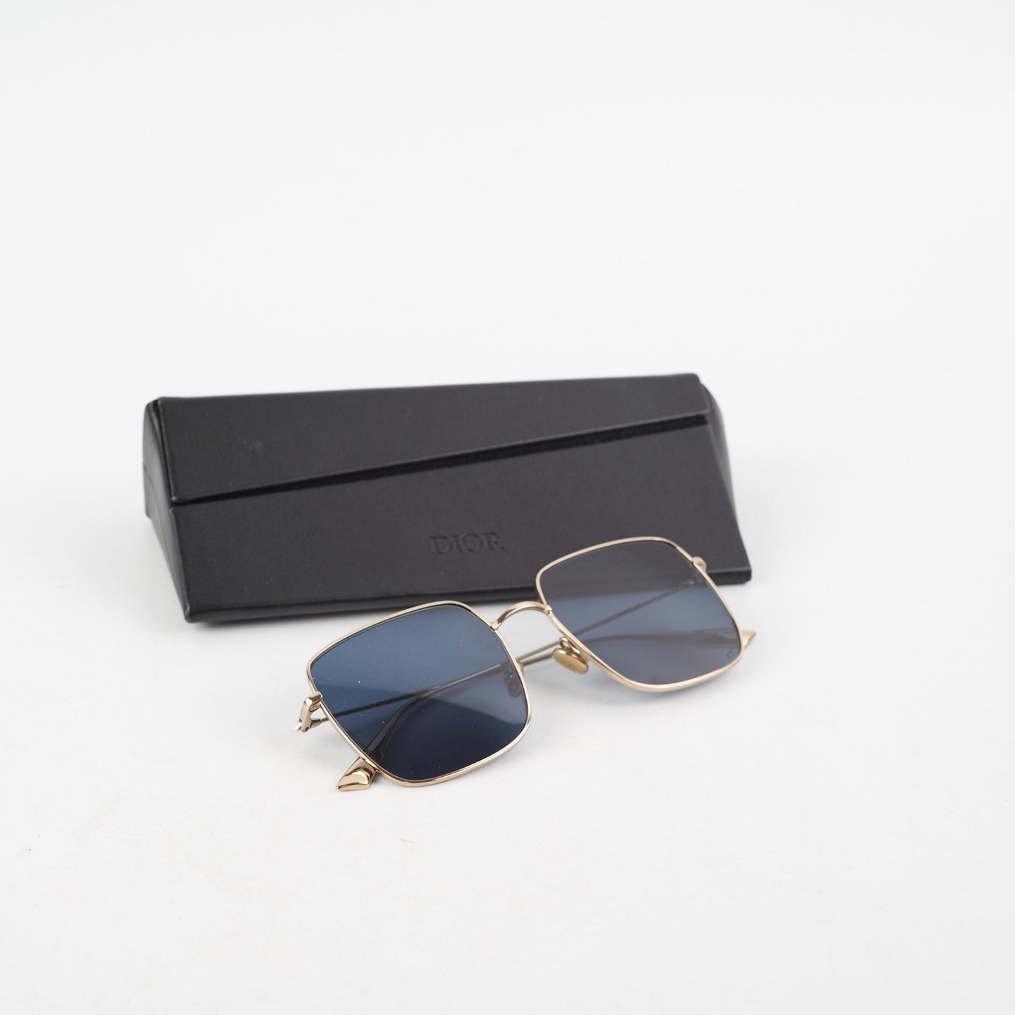 Dior Stellaire Su Square Sungrasses Handbag Blue Travel Bag