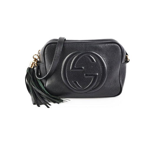 Gucci Soho Disco Corssbody Bag Black Travel Bag