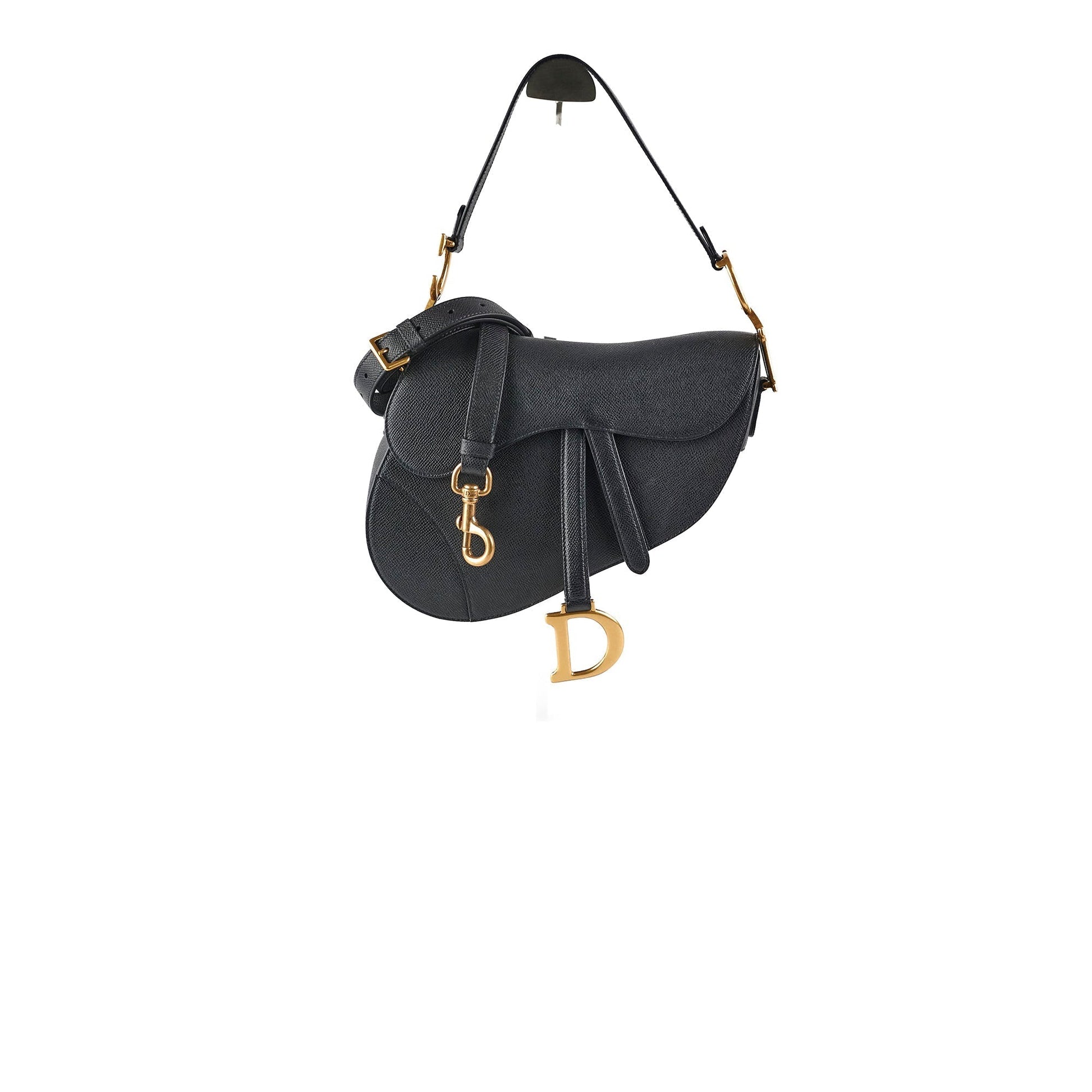 Dior Christian Saddle Crossbody Bag Black Dior Saddle Black