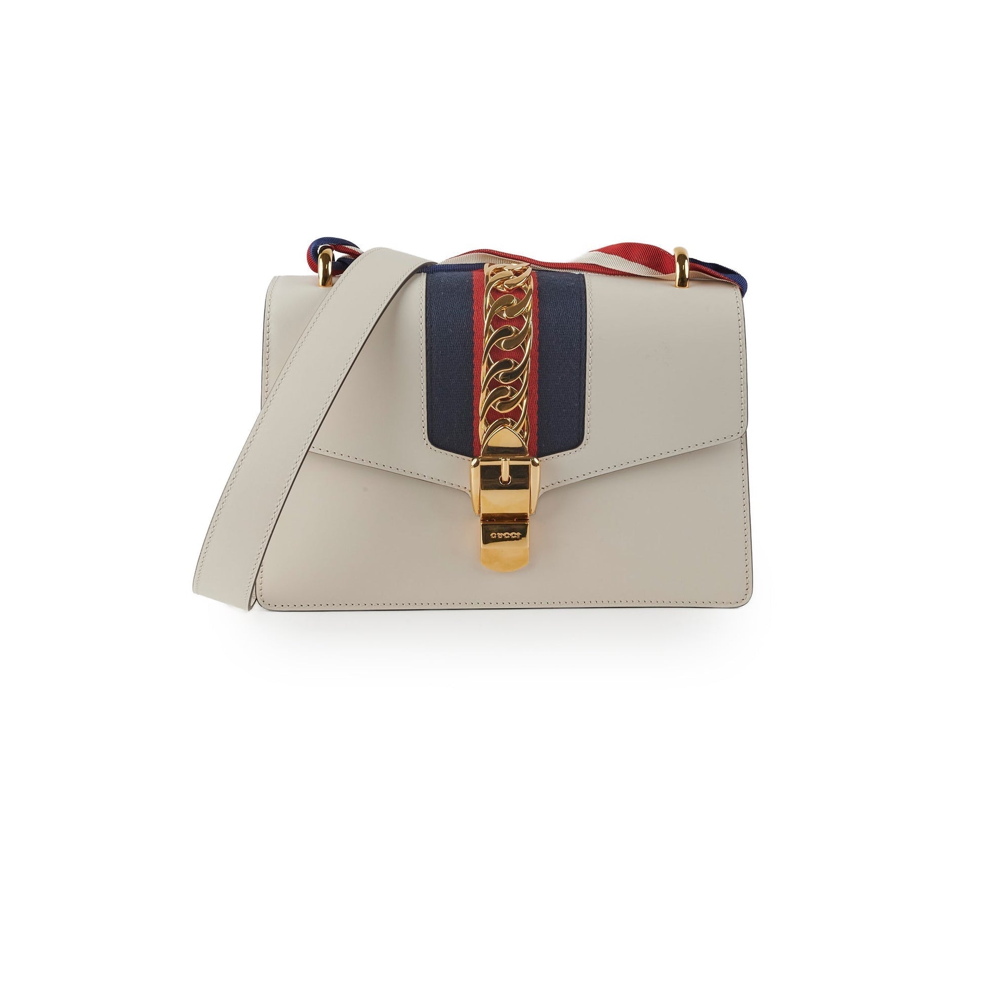 Gucci Sylvie Bag White Shoulder Bag