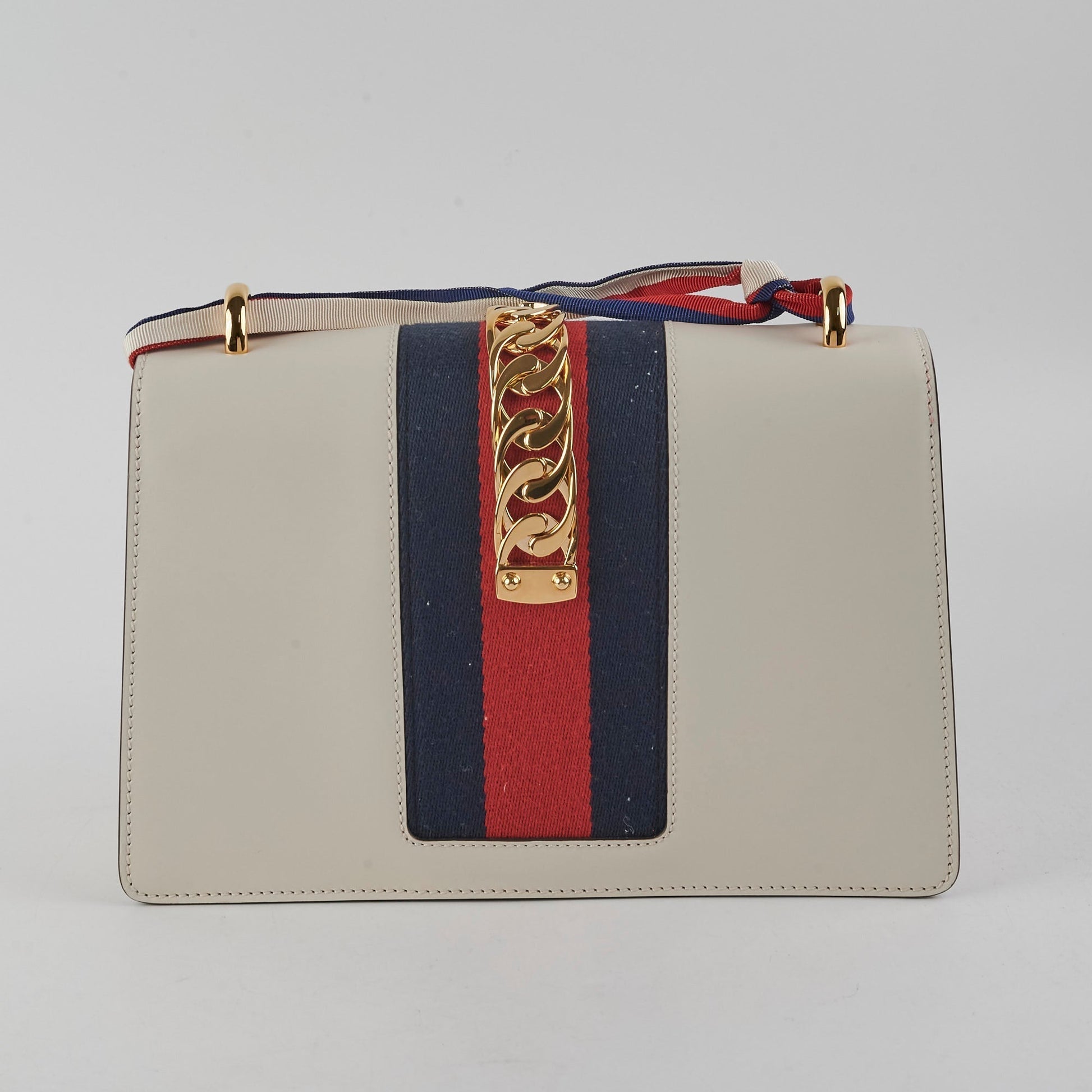 Gucci Sylvie Bag White Shoulder Bag