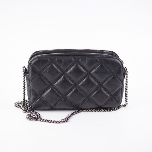 YSL Saint Laurent Becky Pochette Crossbody Bag Black