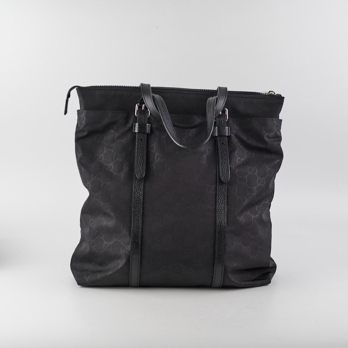 Gucci Tote Monogram Black Tote Bag Black Tote