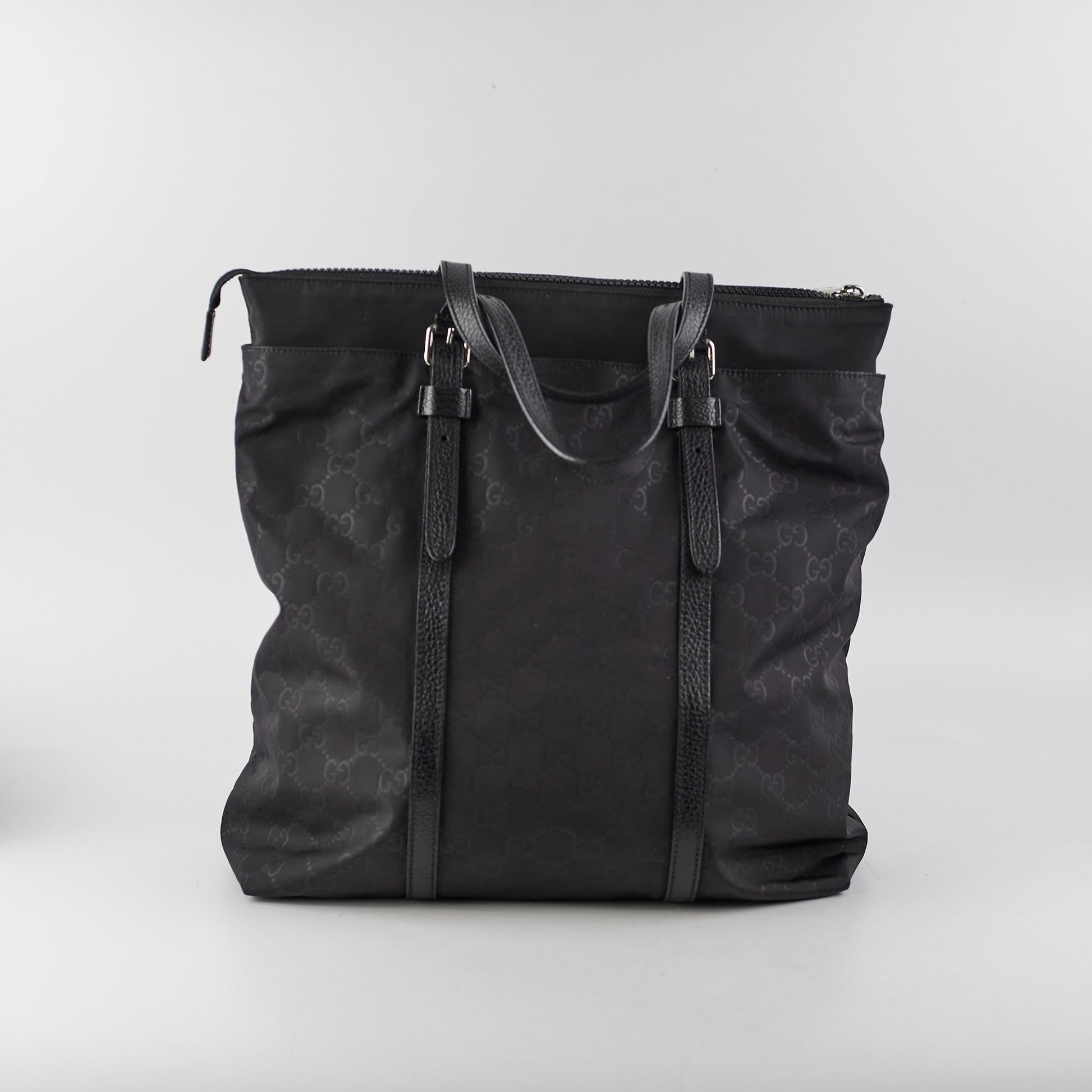 Gucci Tote Monogram Black Tote Bag Black Tote