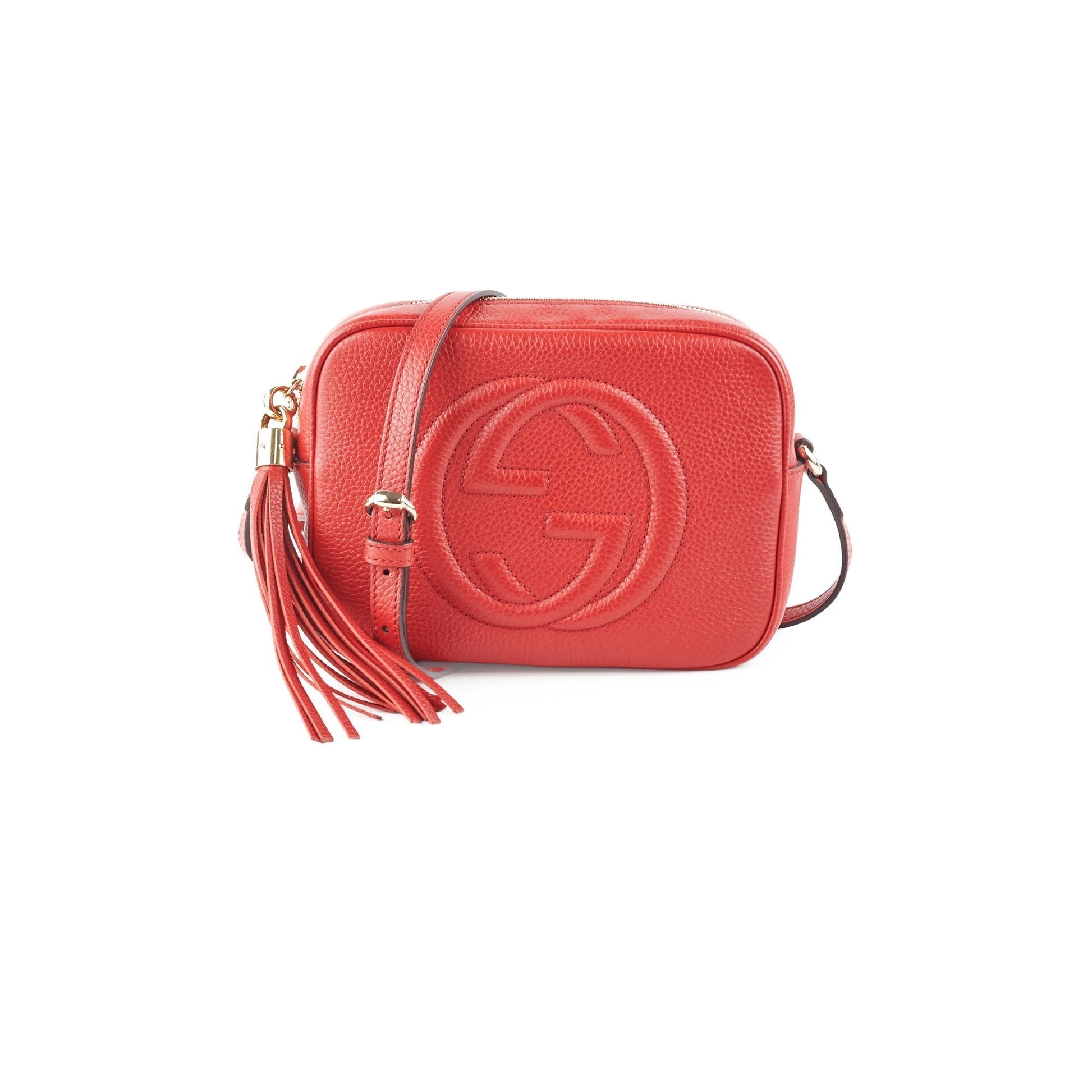 Gucci Soho Disco Crossbody Bag Red Crossbody Bag