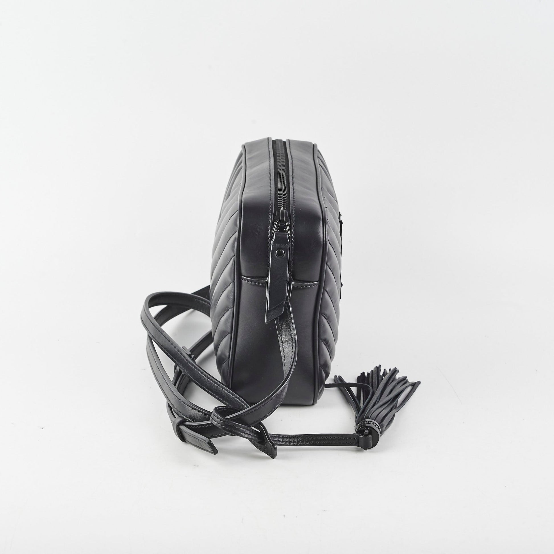 YSL Saint Laurent Lou Camera Camera Bag Black Crossbody Bag