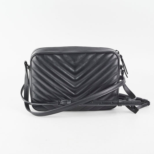 YSL Saint Laurent Lou Camera Camera Bag Black Crossbody Bag