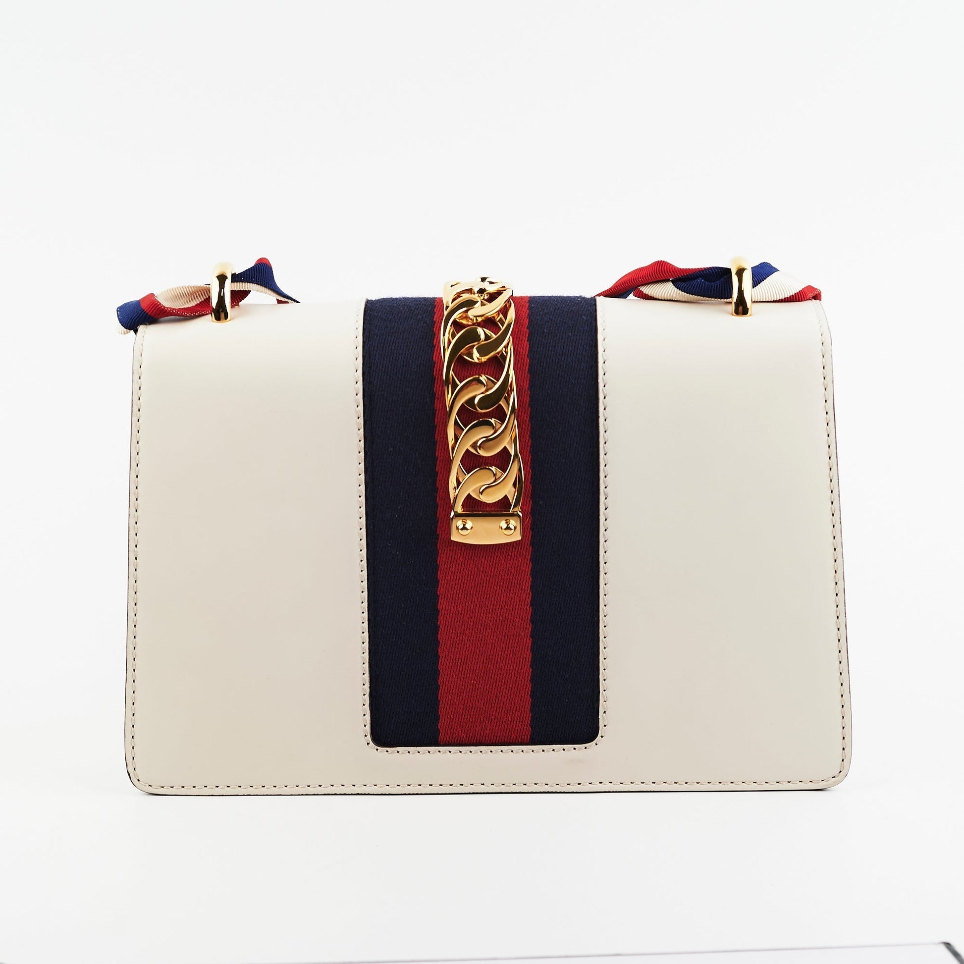 Gucci Sylvia Shoulder Bag White Shoulder Bag
